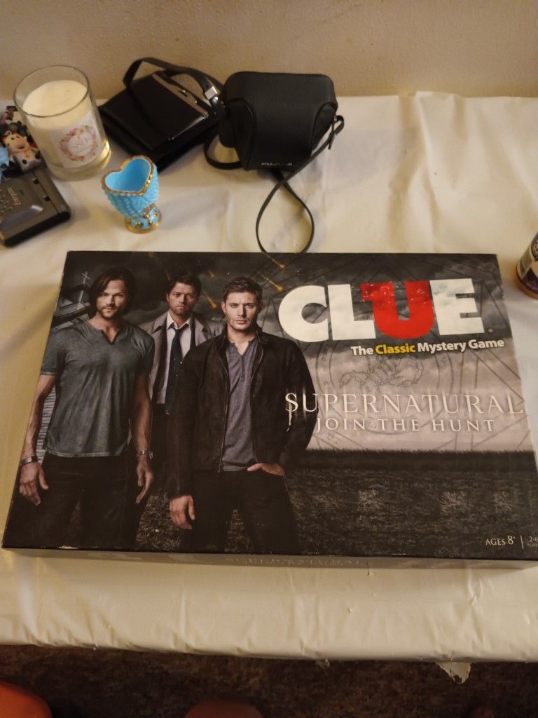 Supernatural Clue Board Game Complete