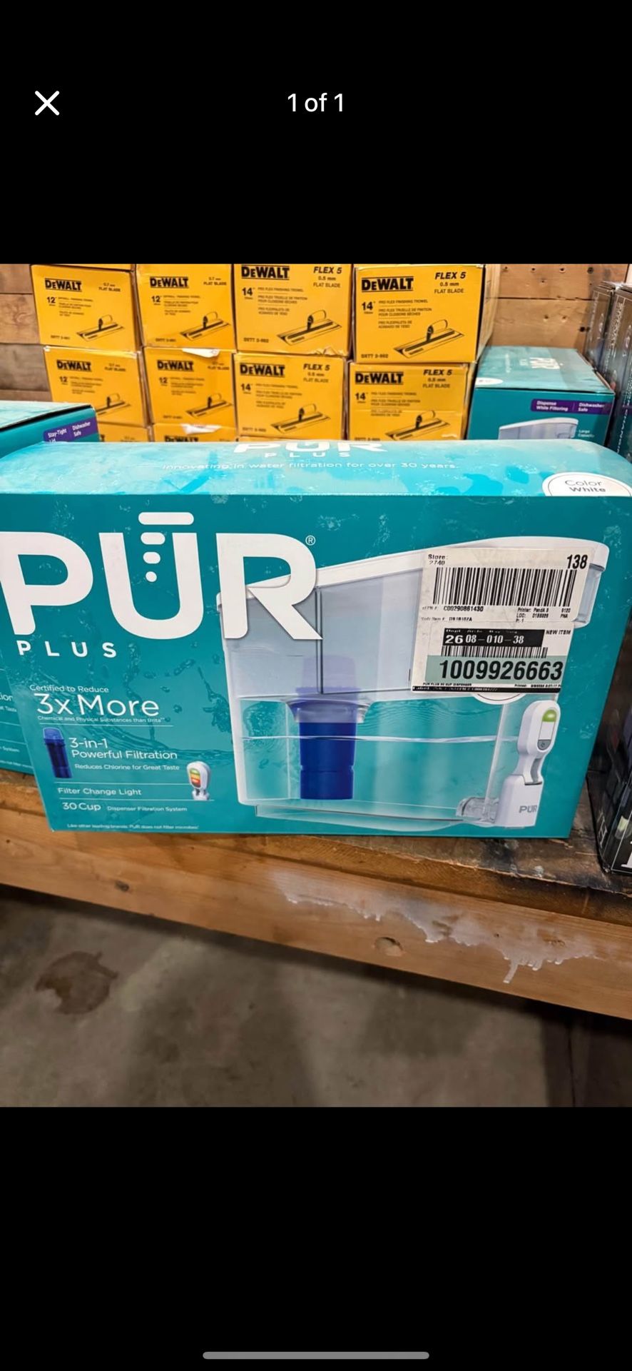 Water Filtering Pitcher