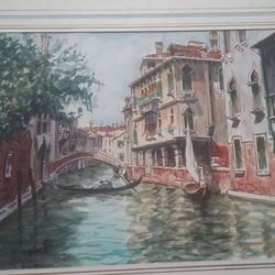 2 water colors from Italy Thy Weight Together15 Pounds So Unable To Ship