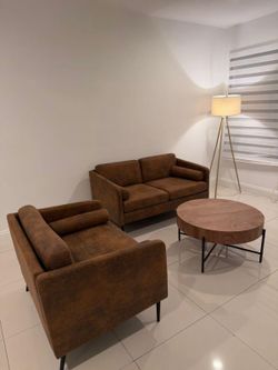 Two sofa living set