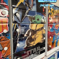 Star Wars Five Drawer Dresser Cajonera Comoda Chest Mueble Nuevo 