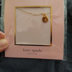 Kate Spade necklace "J" pendant 