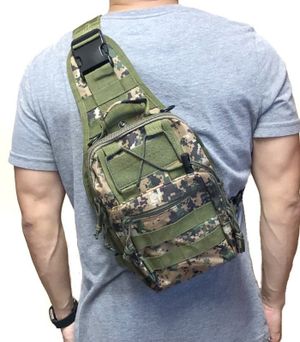 Photo Brand NEW! Green Digital Tactical Crossbody/Shoulder/Side Bag/Sling/Satchel For Work/Traveling/Outdoors/Fishing/Camping/Hiking/Sports/Gym $20
