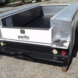 ##48%0FF "PACIFIC WONDERIFIC" LOWBOY Utility Bed-Just SOLD-But100+More auto parts accessories