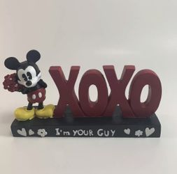 Disney Mickey Mouse XOXO I'm Your Guy Desk Plaque Paperweight