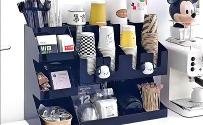 Cup Dispenser Rack Cup Holder Organizer, Multi-Functiona CHC3