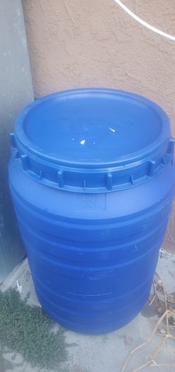 Multipurpose plastic barrel$50