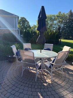 Tropitone Aluminum Patio Dining Set
