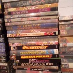 Anime/Animation DVDs • New/Used  •$25-75 DVD (Up/Down$)