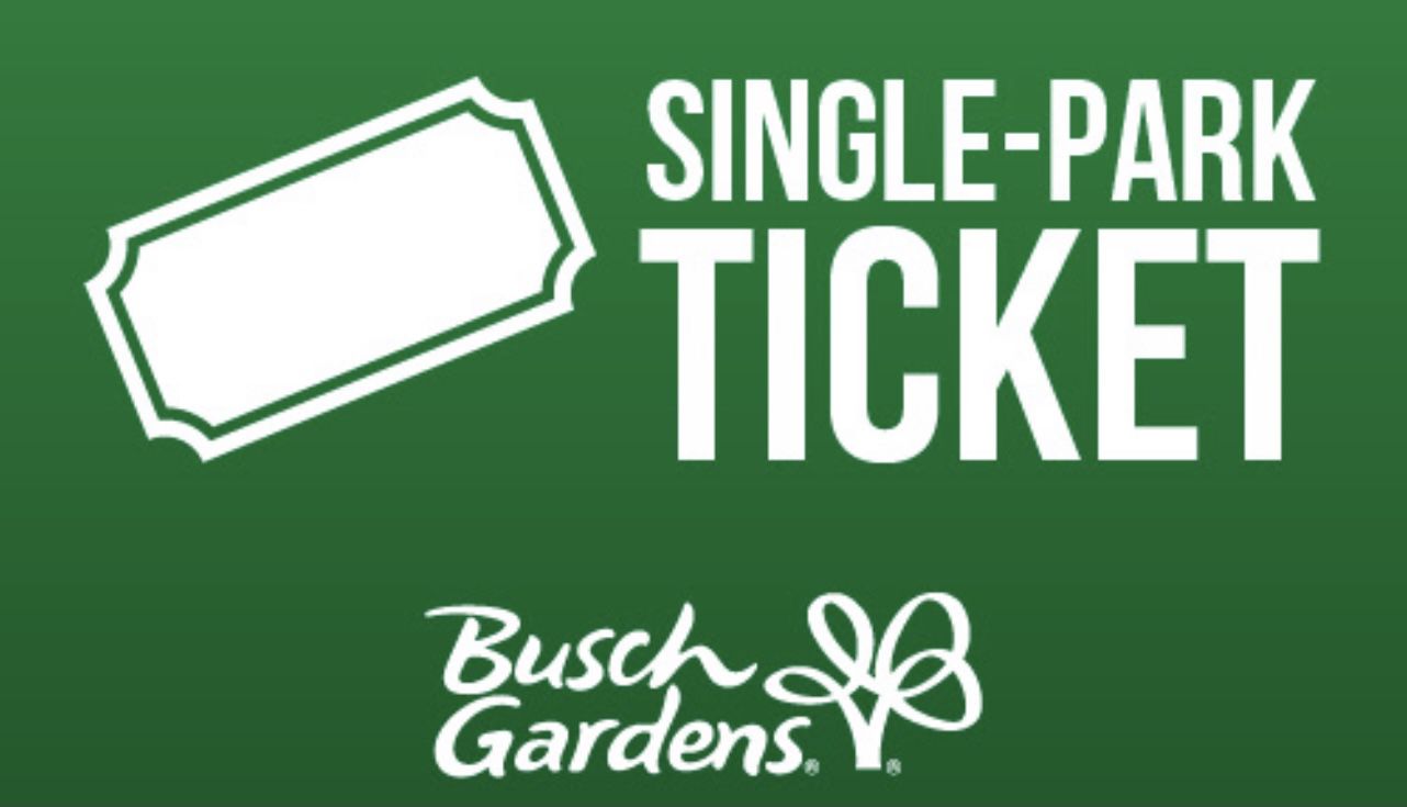 2 Bush Gardens Tickets Left!! 