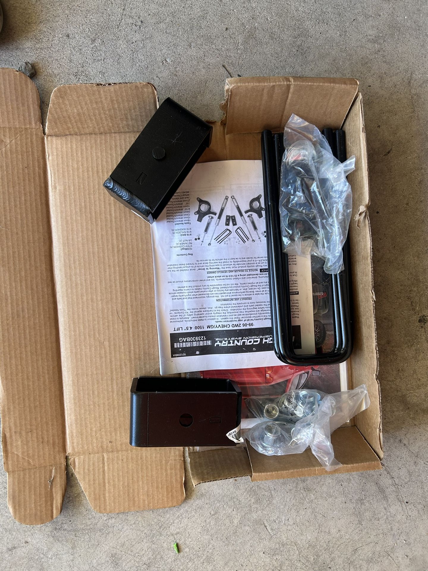 3 Inch Rear Lift Blocks From 99-06 Chevy/gmc 1500