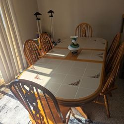 Dinner Room Table With 6 Chairs