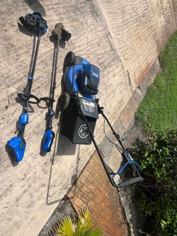 Kobalt Cordless Lawnmower, String Trimmer and Edger