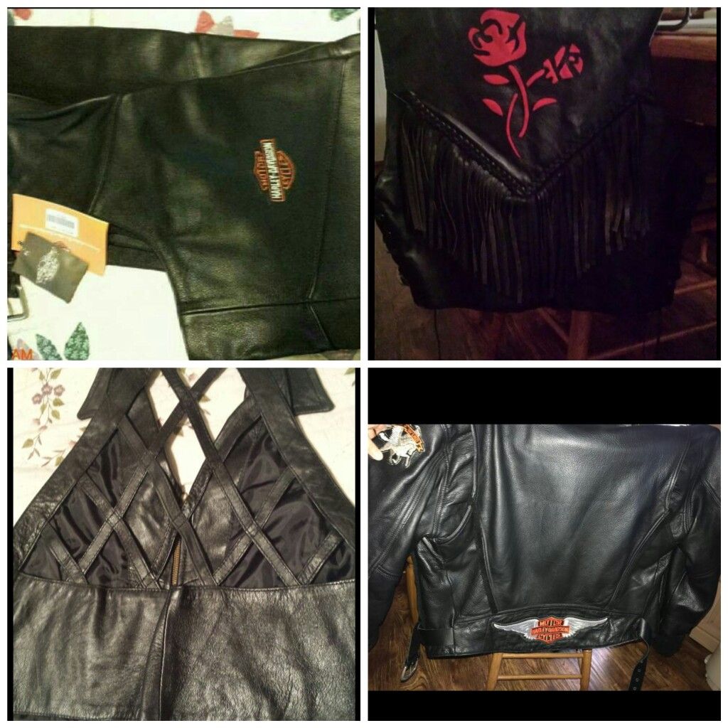 REDUCED...Leather biker gear, prices in details