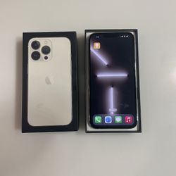 (T-mobile/Sprint Only) iPhone 13 Pro Max 128 GB- Silver.