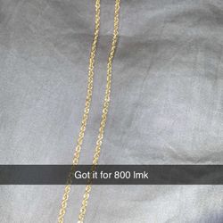 14k Gold Rope Chain 