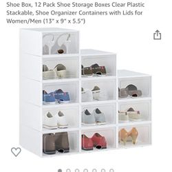 Shoeboxes 12 pair