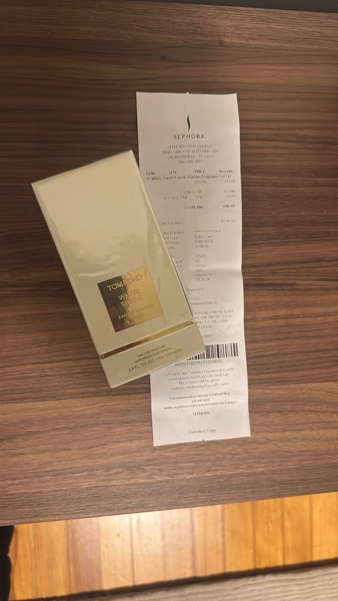 Tom Ford WHITE SUEDE 3.4 Oz Cologne