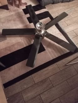5-Blade Ceiling Fan with Brushed Nickel Motor
