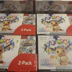 Costco Prismatic Pokemon 2 Pack 