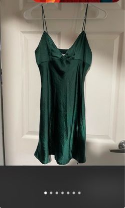 Green lingerie dress