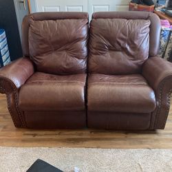 2 Seat Leather Recliner