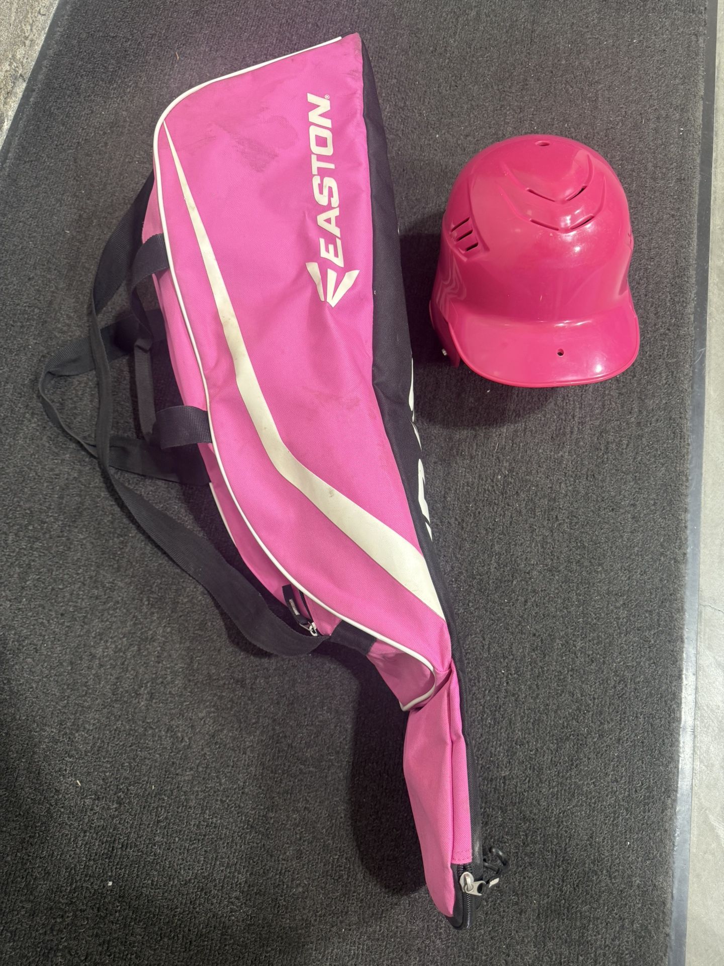Softball Bag And Helmet $5