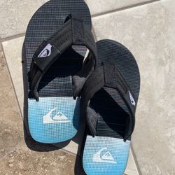 Toddler Boys Size 11 Quicksilver Flip Flops