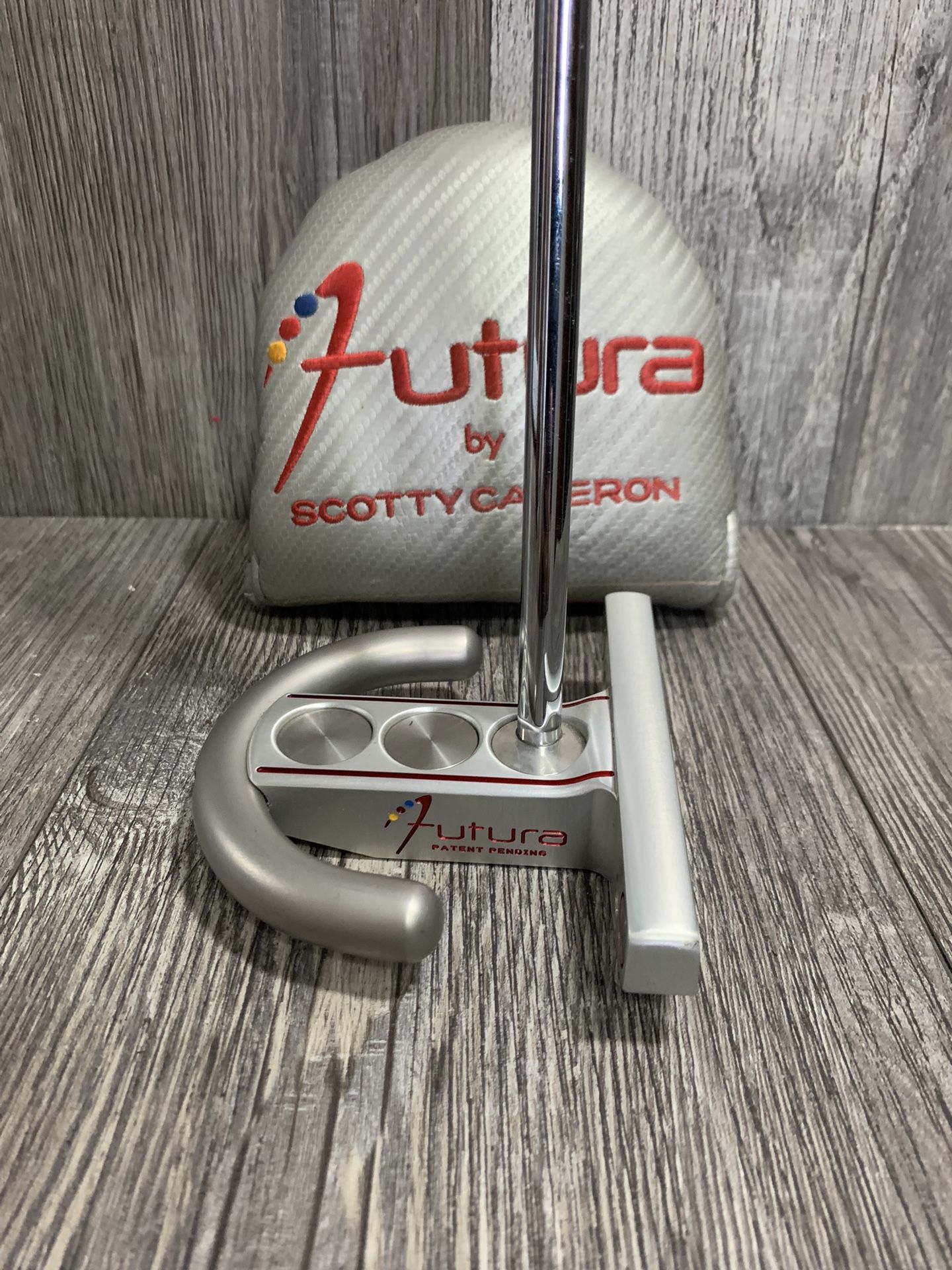 Rare TITLEIST SCOTTY CAMERON FUTURA 48” LONG PUTTER Broomstick Style W/ Headcover