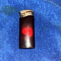Vintage Red Butane Lighter