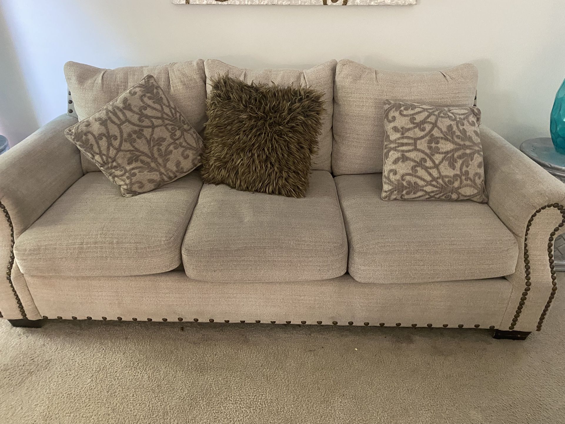 Sofa and love seat