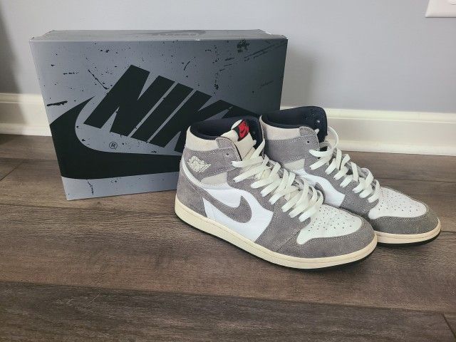 Air Jordan 1 High OG, size 9M, washed black
