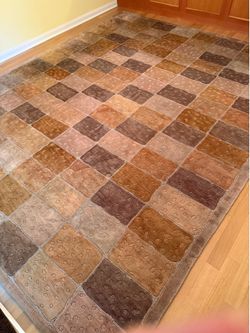 8 x 10 area rug. Woven
