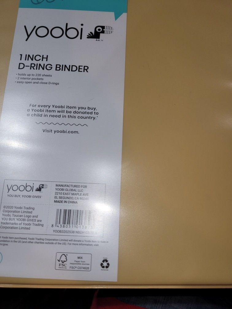10 one inc D-binder