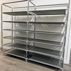 Shoe Storage Rack Cubby Organizer With Cover
