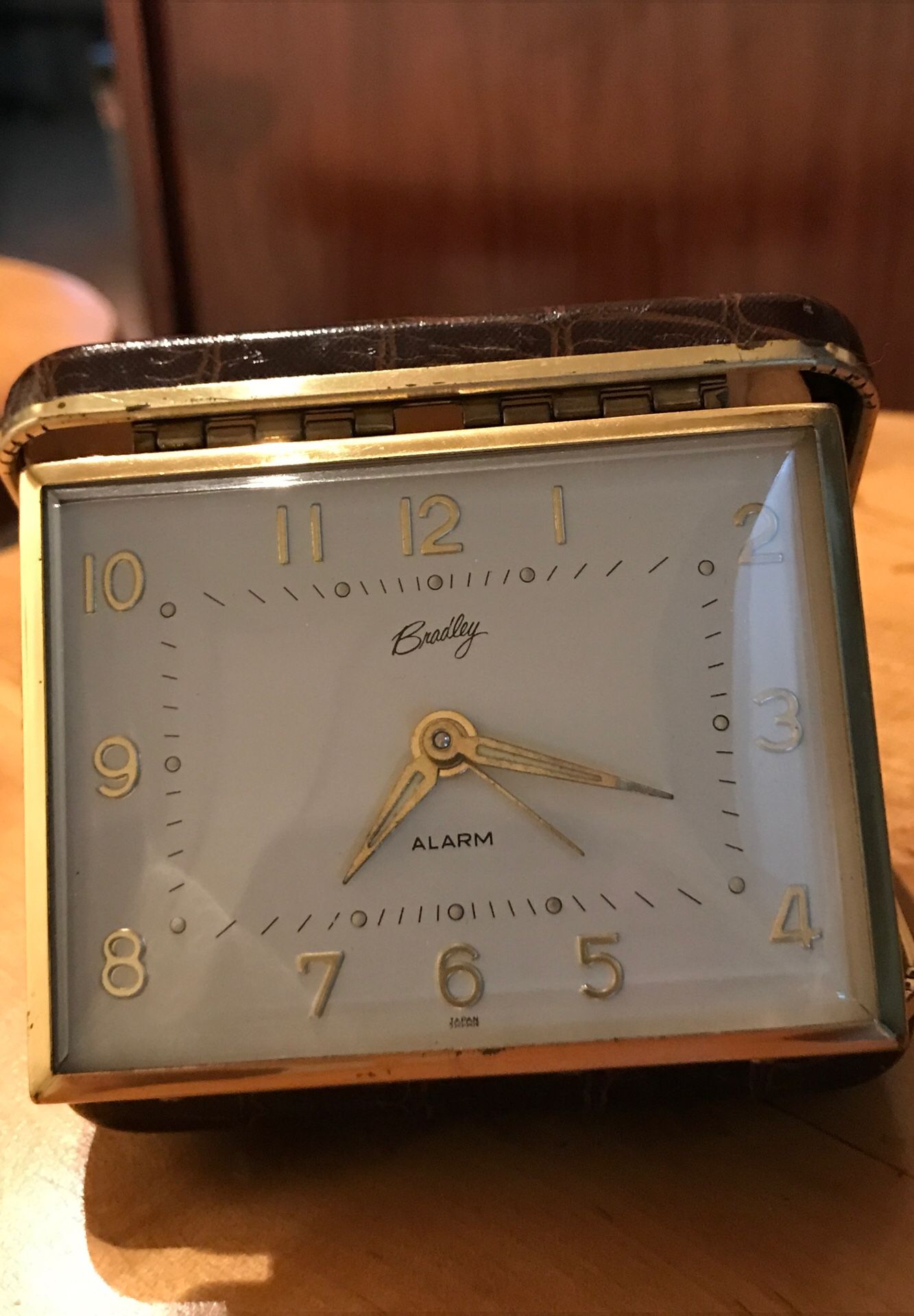 Antique Bradley pocket clock made in Japan