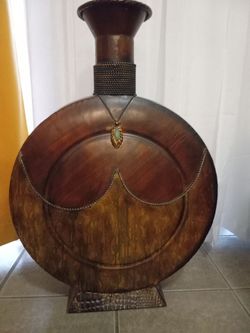 Large rustic decorative vase