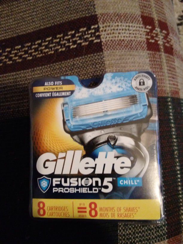 Gillette Fusion 5 ,  Razor Blades. Brand New. 