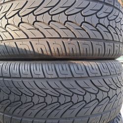2 used tires 285/45r22  🤑 free Installation and balance ‼️ 👌 