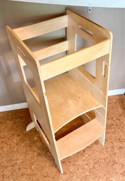Wooden Toddler Tower