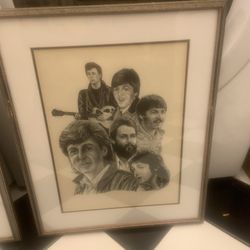 John Lennon And Paul Lithograph 