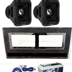 BRAND NEW POWERFUL BASS PACKAGE KICKER SOLO X 15” With CUSTOM BOX INSTALLED