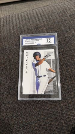 Julio Rodriguez 2018 Leaf Rookie Card CCC Gem Mint 10