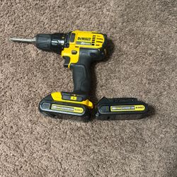 Dewalt Grill  With 2 Batteries 