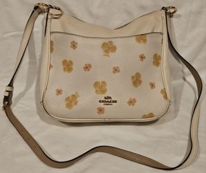 Coach Chaise Pansy Print Crossbody