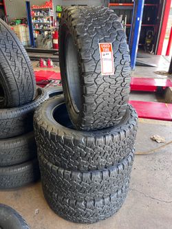 LT 275/55R20 BFGOODRICH All-Terrain T/A full tires set