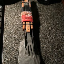 3 Piece Bbq Tool Set 