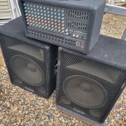 P.A. System 15's + Tweeters ( Tested Great)