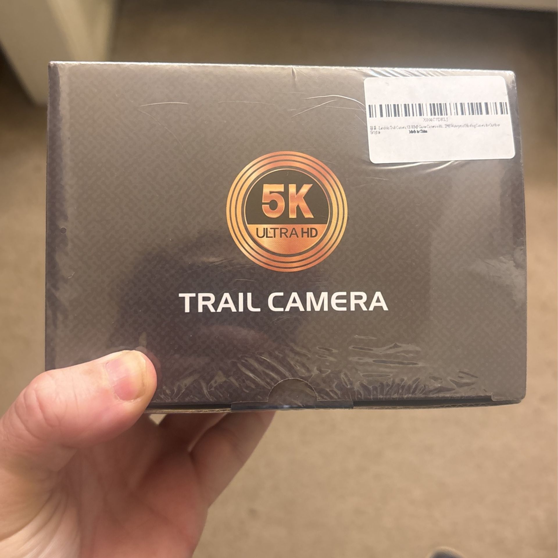 Trail Camera - 5K 60MP Game Camera with 130°Wide-Angle, 0.05s Trigger Motion Activated, IP66 Waterproof Night Vision with No Glow Infrared LEDs for Wi