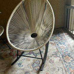 Set Of 2 Bistro Rocking Chairs